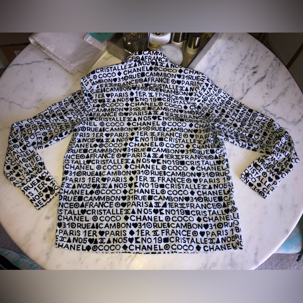 COCO CHANEL SHIRT, VINTAGE, SM - Picture 7 of 8